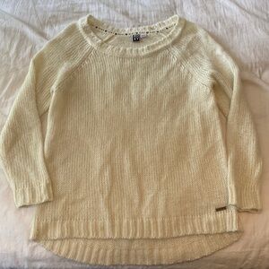 Roxy cream sweater
